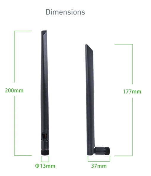 InHand Networks High Gain Omnidirectional 5dBi SMA WiFi Antenna